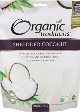 Organic Traditions Shredded Coconut 227 g