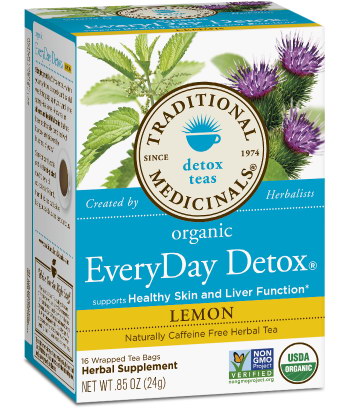 Traditional Medicinals Organic Lemon Everyday Detox 16 Tea Bags