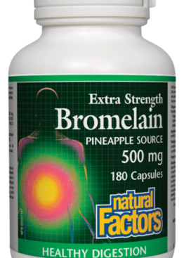 Natural Factors Bromelain 500 mg 180 Capsules