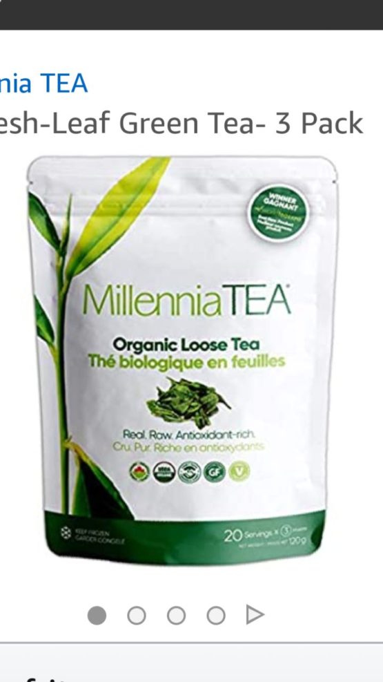 millennia tea ORGANIC LOOSE TEA 20 serving