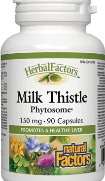 Natural Factors Milk Thistle 150 mg Phytosome (90 Capsules)