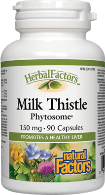 Natural Factors Milk Thistle 150 mg Phytosome (90 Capsules)