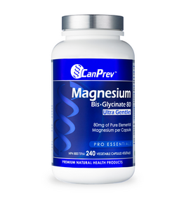 CanPrev Magnesium Bis-Glyc 80 Ult Gentle 240 vegitable caps