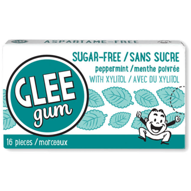 Glee sugar-free gum peppermint 16 pcs