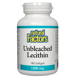 Natural Factors Unbleached Lecithin 180 Softgels 180 softgels