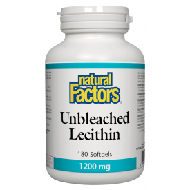 Natural Factors Unbleached Lecithin 180 Softgels 180 softgels