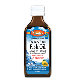 Carlson Laboratories The Very Finest Fish Oil - Lemon 200 ml
