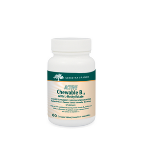 Genestra Brands Active Chewable B12+L-Methylfolate 60 tab