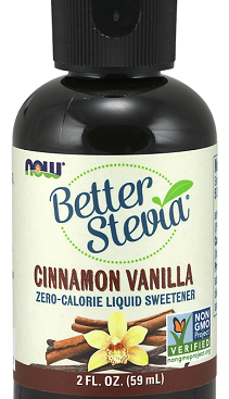 NOW Better Stevia Cinnamon Vanilla Liquid 60 ml