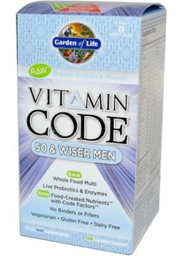 Garden of Life VITAMIN CODE Men 50 & Wiser (60 veg caps)