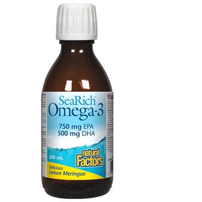 SEARICH Omega 3 + D3 750 EPA / 500 DHA (Lemon - 200 ml)