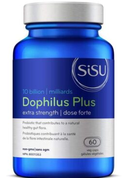 Sisu Dophilus Plus Extra Strength 10 Billion 60 Capsules