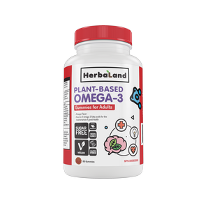Herbaland Gummy for Adults:Plant-Based Omega3 90 gummies