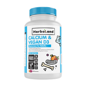Herbaland Gummy for Adults: Calcium & D