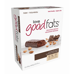 Love Good Fats Rich chocolatey almond snack bar