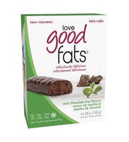 Love Good Fats Mint chocolate chip snack bar