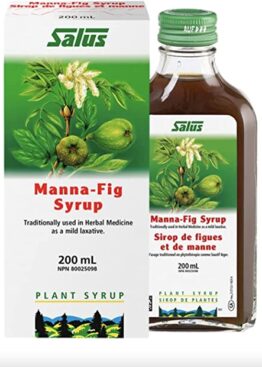Salus Manna-Fig Syrup | Herbal Laxative for Occasional Constipation Relief 200 ml