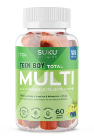 SUKU Vitamins Teen Boy Total Multi 60 gummies