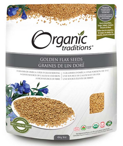 Organic Traditions Golden Flax Seeds 454 g
