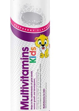 Nutrazul KIDS Multivitamin Effervescent Tablets - Raspberry 20’s | 20 Days Supply | Gluten Free, Sugar Free, Lactose Free & Preservative Free |...