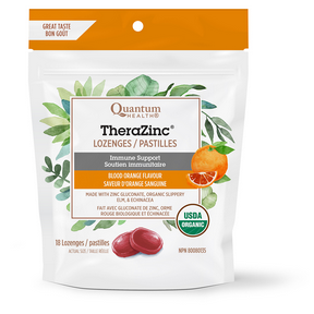 Organic TheraZinc Blood Orange, 18 ct bag