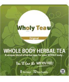 WHOLY TEA - ORIGINAL 32 DAY SUPPLY -Innotech