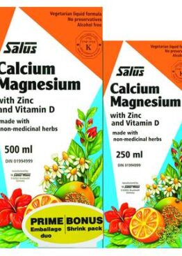 Salus Calcium Magnesium Zinc & Vitamin D BONUS Pack 500 ml + 250 ml