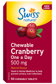 Swiss Naturals Cranberry One A Day 500mg Cap 50's
