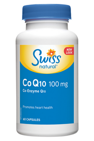 Swiss Naturals Co Q10 (Co-Enzyme Q10) 100mg 60 Caps