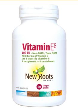 New Roots Vitamin E8 400 IU 60 softgels