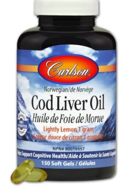 Carlson Labs Cod Liver Oil Gems - 150 Softgels