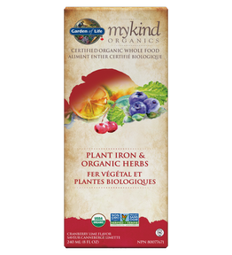 Garden of Life Mykind Organics Plant Iron And Herb