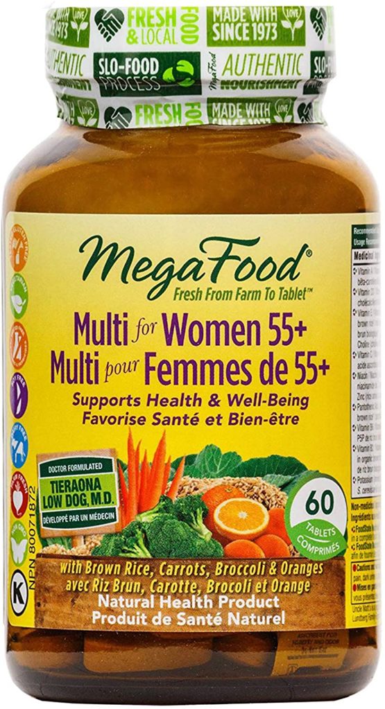 MegaFood Multi for Women 55+ 60 Tablets