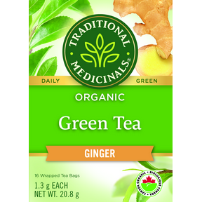 Traditional Medicinals Organic Green Tea Ginger