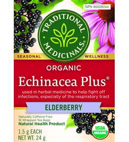 Traditional Medicinals Organic Echinacea Plus Elderberry