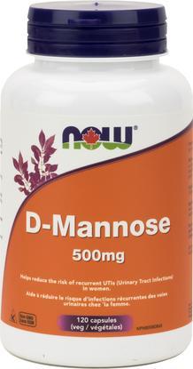 NOW D-Mannose 500 mg 120 Capsules