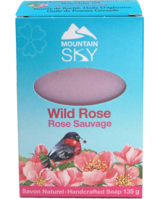 Mountain Sky Soaps Wild Rose Bar Soap 135 g
