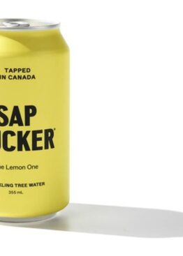 Sapsucker Sparkling Maple Water, Lemon (355mL)