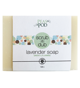 Peas In A Pod Scrub-a-Dub Lavender Soap