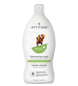Attitude Dishwash Liquid Green Apple&Basil 700 ml