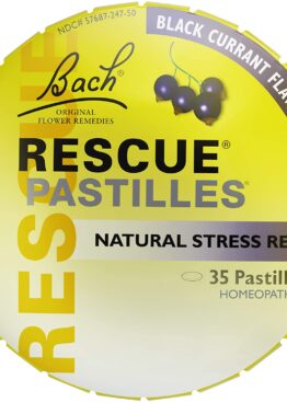 Bach Rescue Remedy Pastilles Blackcurrant Flavour 35 pastilles