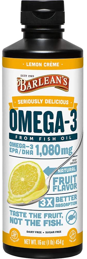 Barlean's Omega Swirl 360 mg Lemon Zest 454 g