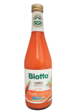 Biotta Organic Carrot Juice 100% Natural 500 mL