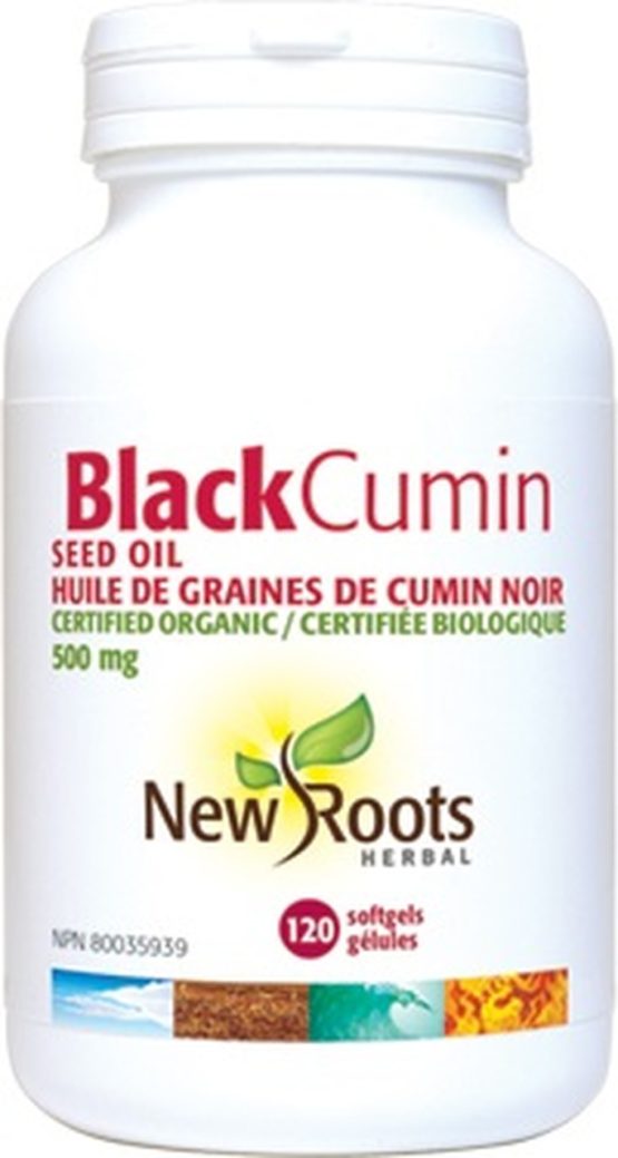 New Roots Black Cumin Seed Oil 500 mg 120 Softgels