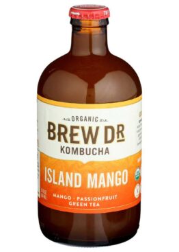 Brew Dr Kombucha Organic Island Mango Kombucha