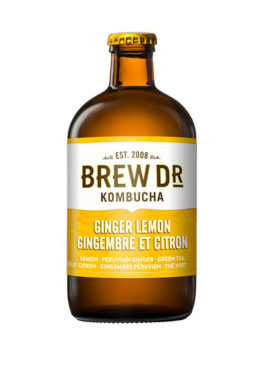 Brew Dr. Love Kombucha Ginger Lemon 414 mL