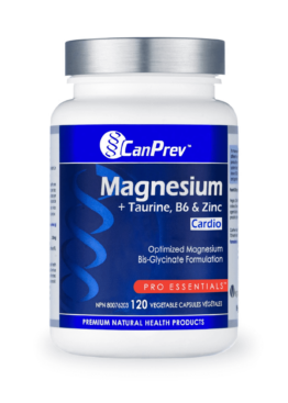 CanPrev Magnesium + Taurine B6 & Zinc for Cardio