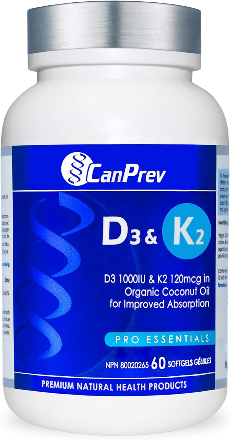 Canprev D3 and K2 60 Capsules