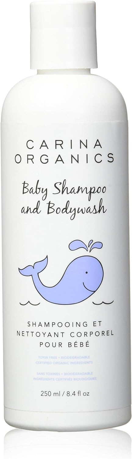 Carina Organics Unscented Baby Shampoo & Body Wash 250 ml