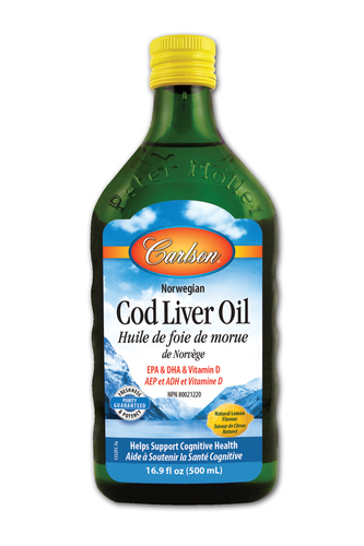 Carlson Norwegian Cod Liver Oil Liquid